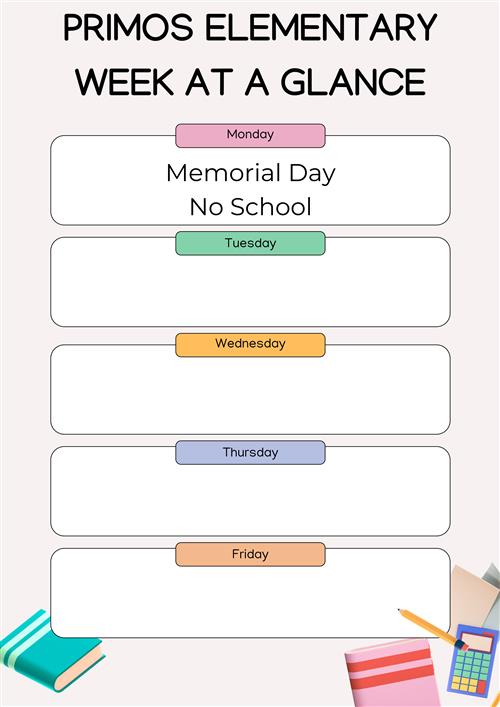 Week of May 26 2025